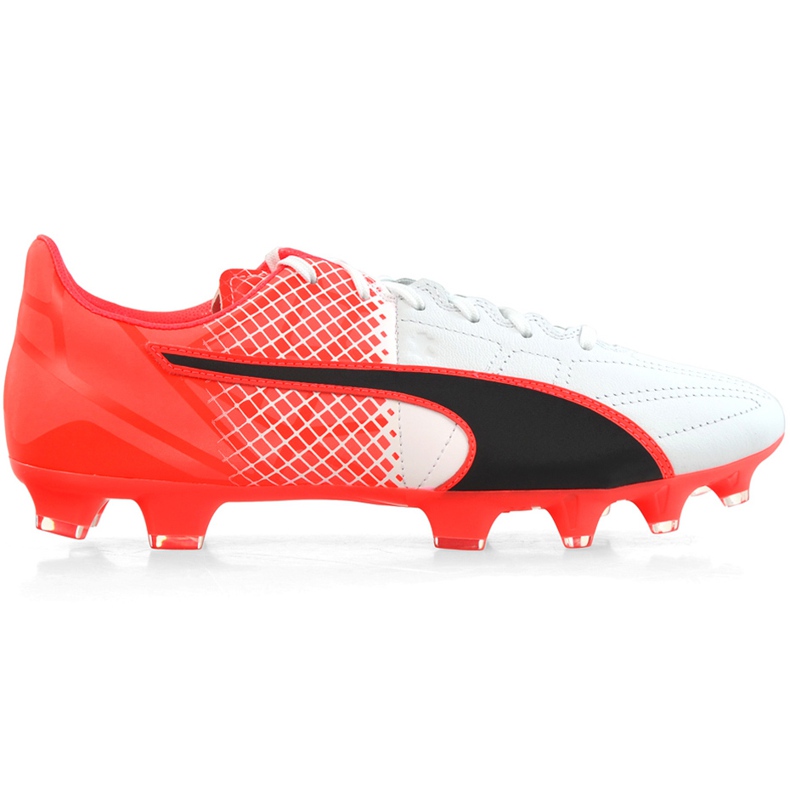 Chaussures de football Puma Evo Speed ​​​​3.5 Fg Cuir 103794 01 bleu, blanc, noir multicolore