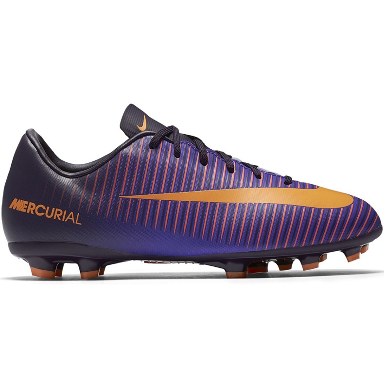 Nike Mercurial Vapor Xi Fg Jr 831945 585 chaussures de football violet violet