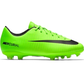 Nike Mercurial Victory Vi Fg Jr 831945 303 chaussures de football vert vert