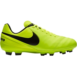 Nike Tiempo Legend Vi Fg Jr 819186 707 chaussures de football jaune
