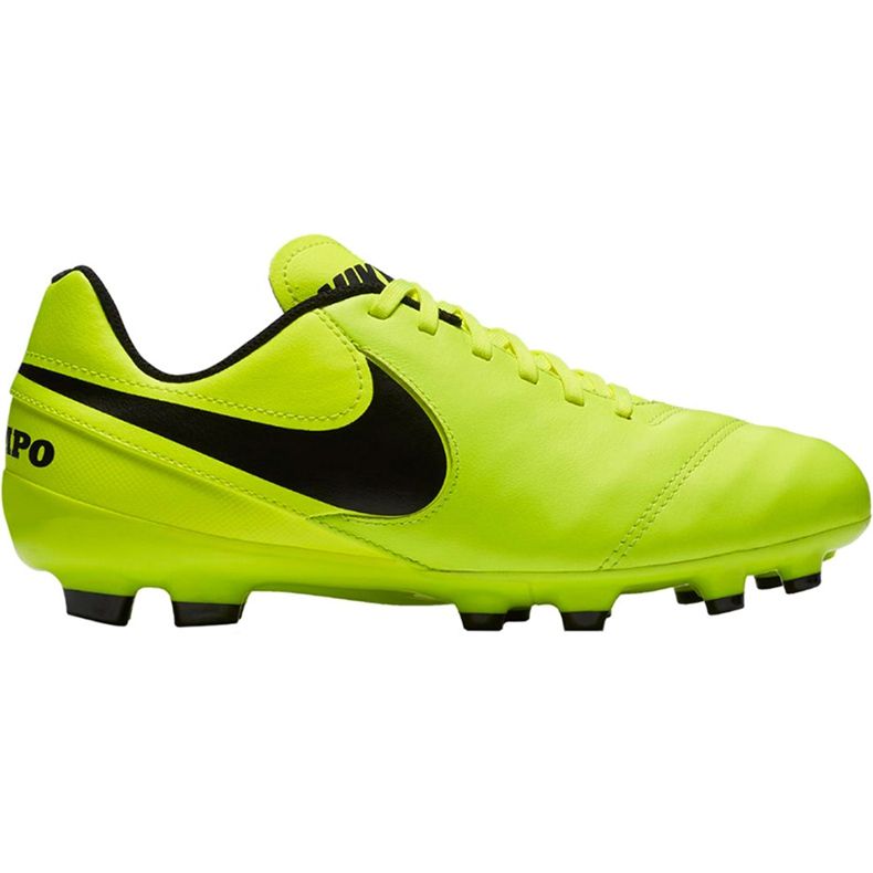 Nike Tiempo Legend Vi Fg Jr 819186 707 chaussures de football jaune