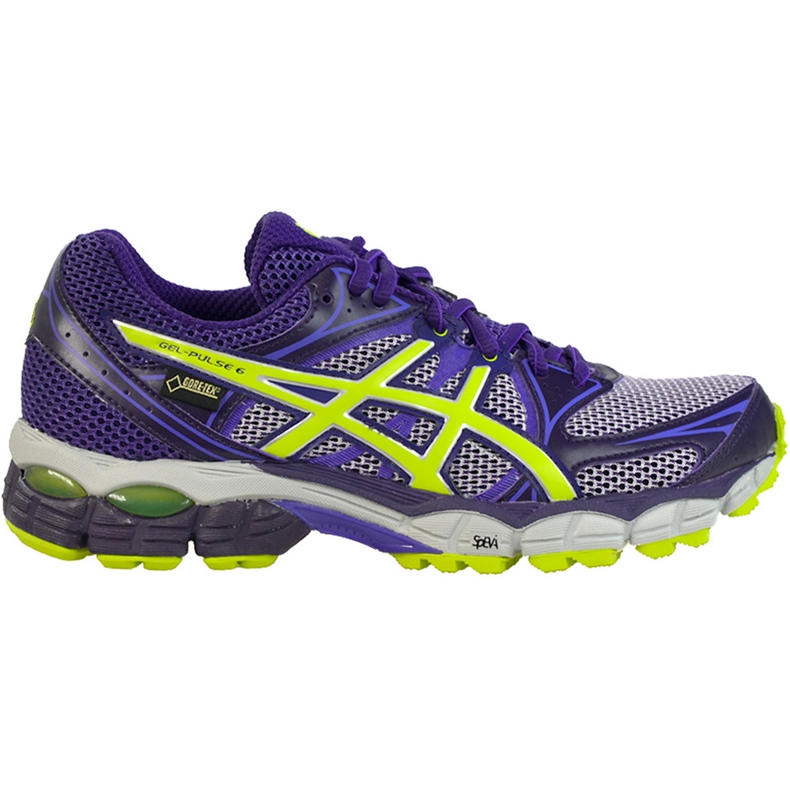 Asics Gel Pulse 6 Gtx T4A9N-3605 chaussures de course pour femmes bleu marin multicolore