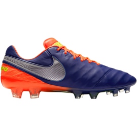 Nike Tiempo Legend Vi Fg 819177 409 chaussures de football bleu marin