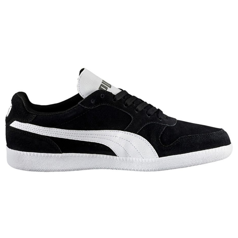 Puma Icra Trainer Sd noir et blanc 356741 16 chaussures blanche le noir