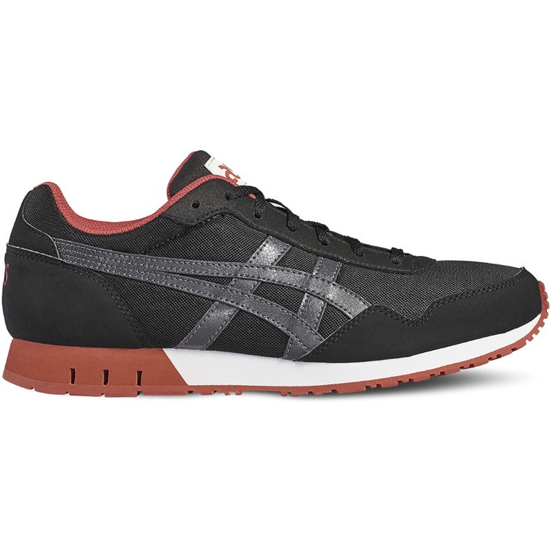 Asics Curreo HN537-9095 chaussures pour hommes le noir rouge