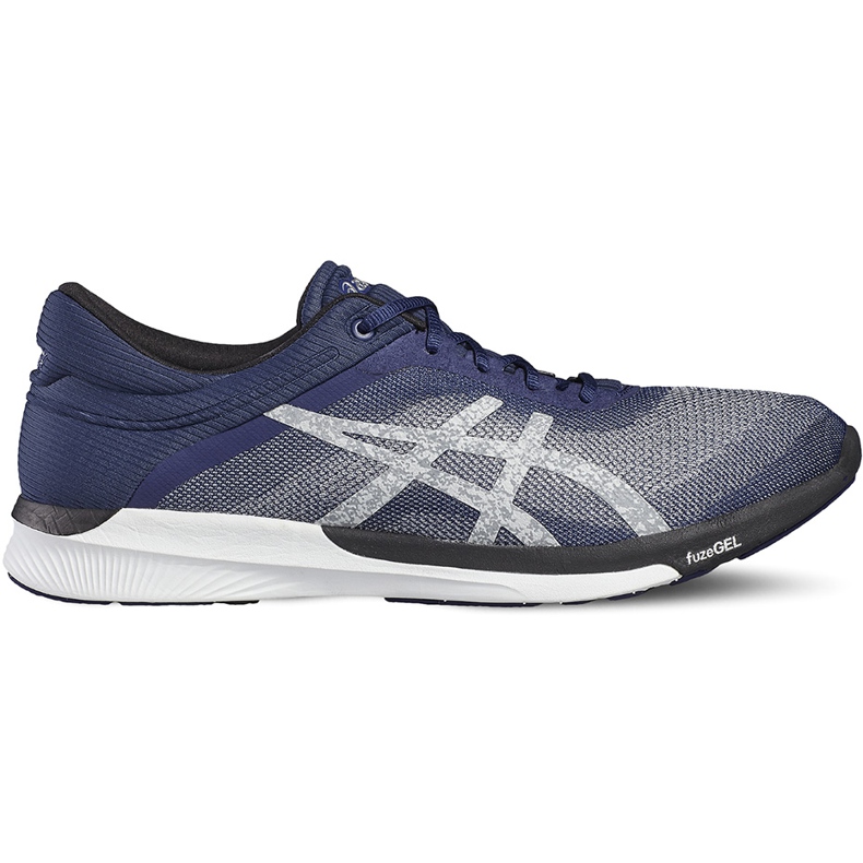 Chaussures de course pour hommes Asics Fuze X Rush T718N-4993 bleu marin