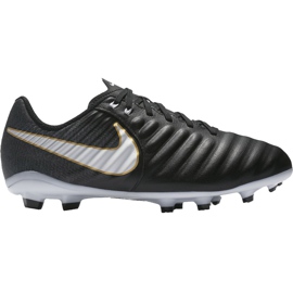 Nike Tiempo Ligera Iv Fg Jr 897725 002 chaussures de football le noir le noir