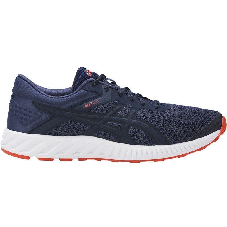 Chaussures de course pour hommes Asics Fuzex Lyte 2 T719N 5050 bleu marin