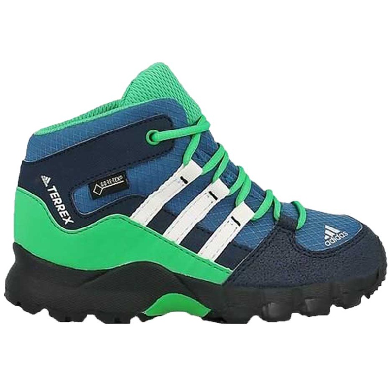 Chaussures enfant Adidas Terrex Mid Gtx I S76931 le noir bleu multicolore vert