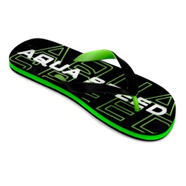 Chaussons pour hommes Aqua-Speed ​​​​Rhodes noir et vert col 38 le noir