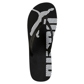 Chaussons Puma Epic Flip V2 pour hommes noir et blanc 360248 03 blanche le noir