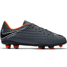 Nike Hypervenom Phantom 3 Club Fg Jr AH7290 081 chaussures de football multicolore gris Nike Hypervenom Phantom 3 Club Fg Jr AH7290 081 chaussures de football multicolore gris
