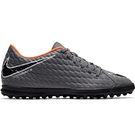 Chaussures de football Nike Hypervenom Phantom X 3 Club Tf Jr AH7298 081 gris/argent, orange, gris/argent gris Chaussures de football Nike Hypervenom Phantom X 3 Club Tf Jr AH7298 081 gris/argent, orange, gris/argent gris