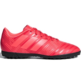 Chaussures de foot Adidas Nemeziz Tango 17.4 Tf Jr CP9215 multicolore rouge
