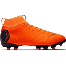 Nike Mercurial Superfly 6 Academy Mg Jr AH7337 810 chaussures de football multicolore orange