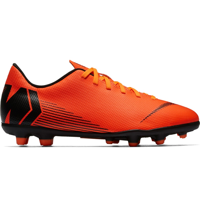 Nike Mercurial Vapor 12 Club Mg Jr AH7350 810 chaussures de football orange orange Nike Mercurial Vapor 12 Club Mg Jr AH7350 810 chaussures de football orange orange