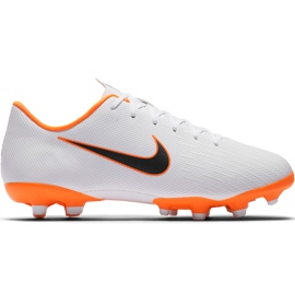 Nike Mercurial Vapor 12 Academy Mg Jr AH7347 107 chaussures de football blanc multicolore