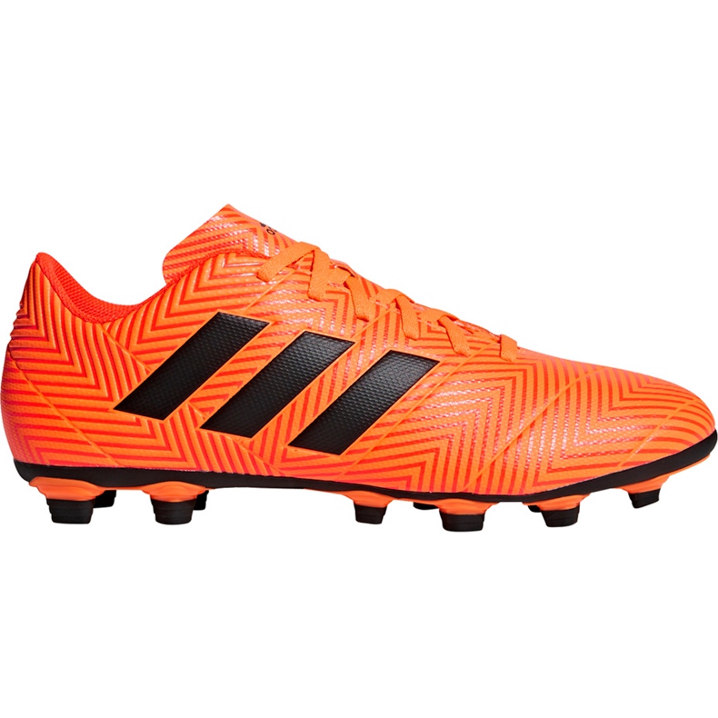 Chaussures de football Adidas Nemeziz 18.4 FxG DA9594 multicolore orange