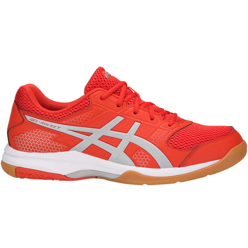 Asics Gel-Rocket 8 B706Y 0693 chaussures de volley-ball pour hommes multicolore orange Asics Gel-Rocket 8 B706Y 0693 chaussures de volley-ball pour hommes multicolore orange