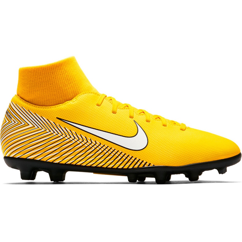 Nike Mercurial Superfly 6 Club Neymar Mg Jr AO2888 710 chaussures de football multicolore jaune