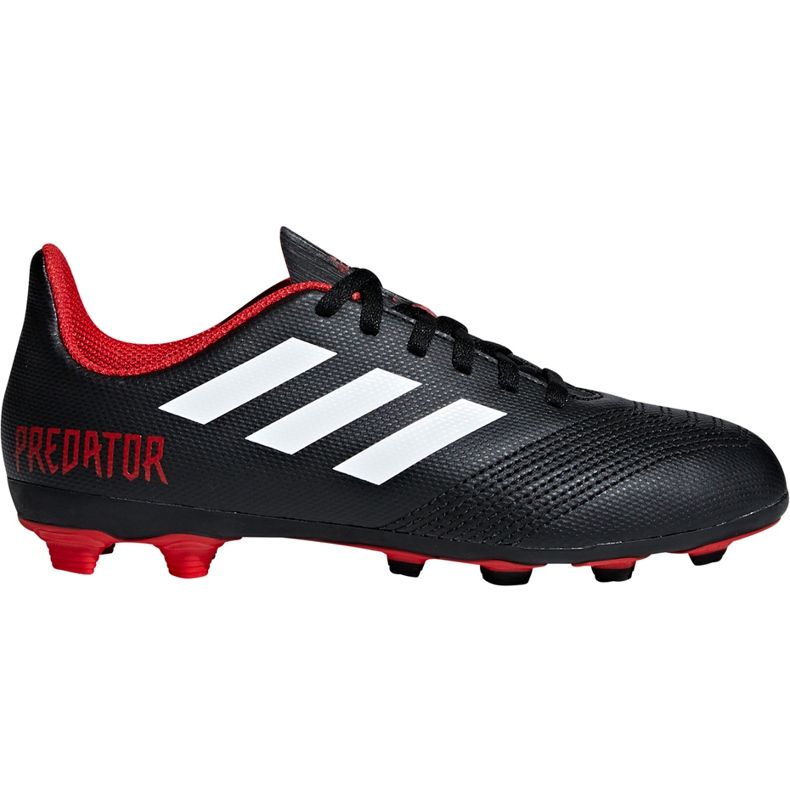 Chaussures de foot Adidas Predator 18.4 FxG Jr DB2323 multicolore noir