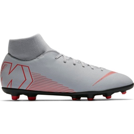 Nike Mercurial Superfly 6 Club Mg AH7363 060 chaussures de football multicolore gris