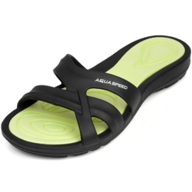 Chaussons de piscine femme Aqua-speed Panama col 38 le noir vert Chaussons de piscine femme Aqua-speed Panama col 38 le noir vert