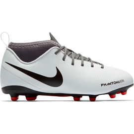 Nike Phantom Vsn Club Df Fg Mg Jr AO3288 060 chaussures de football multicolore blanc