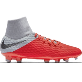 Chaussure de football Nike Hypervenom 3 Academy Df Fg AQ9217 600 multicolore argent Chaussure de football Nike Hypervenom 3 Academy Df Fg AQ9217 600 multicolore argent