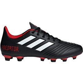 Chaussures de foot Adidas Predator 18.4 FxG DB2007 le noir