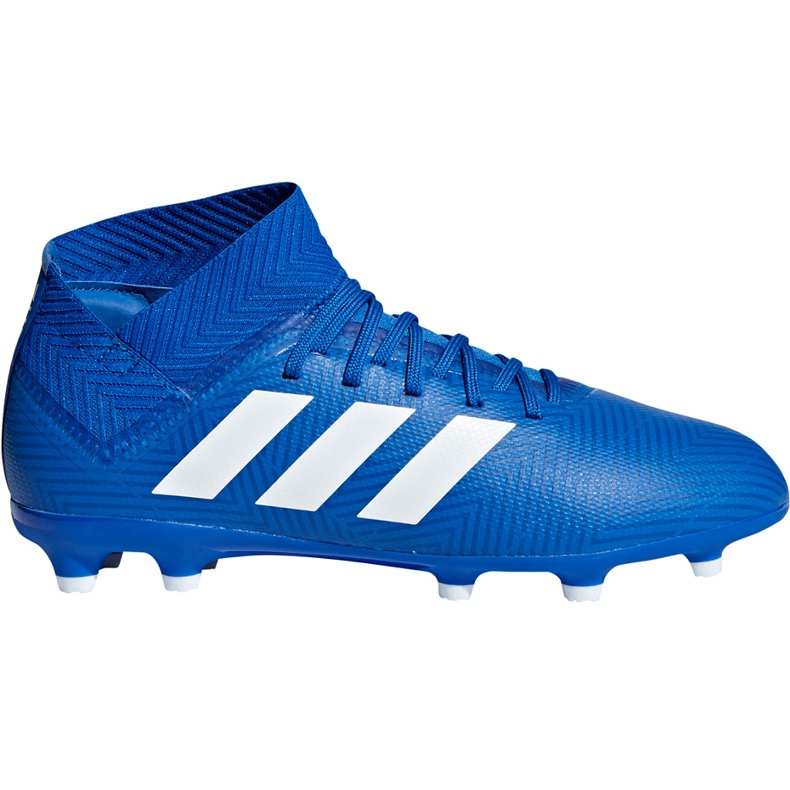 Les chaussures de football adidas Nemeziz 18.3 Fg Jr DB2351 multicolore bleu