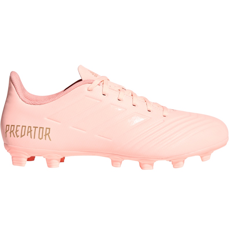 Chaussures de foot Adidas Predator 18.4 FxG DB2008 rose multicolore