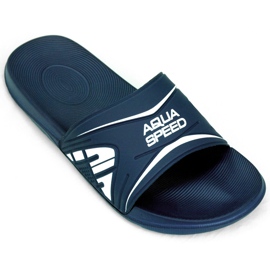 Chaussons de piscine pour hommes Aqua-Speed ​​​​Dakota, col 10 bleu marine