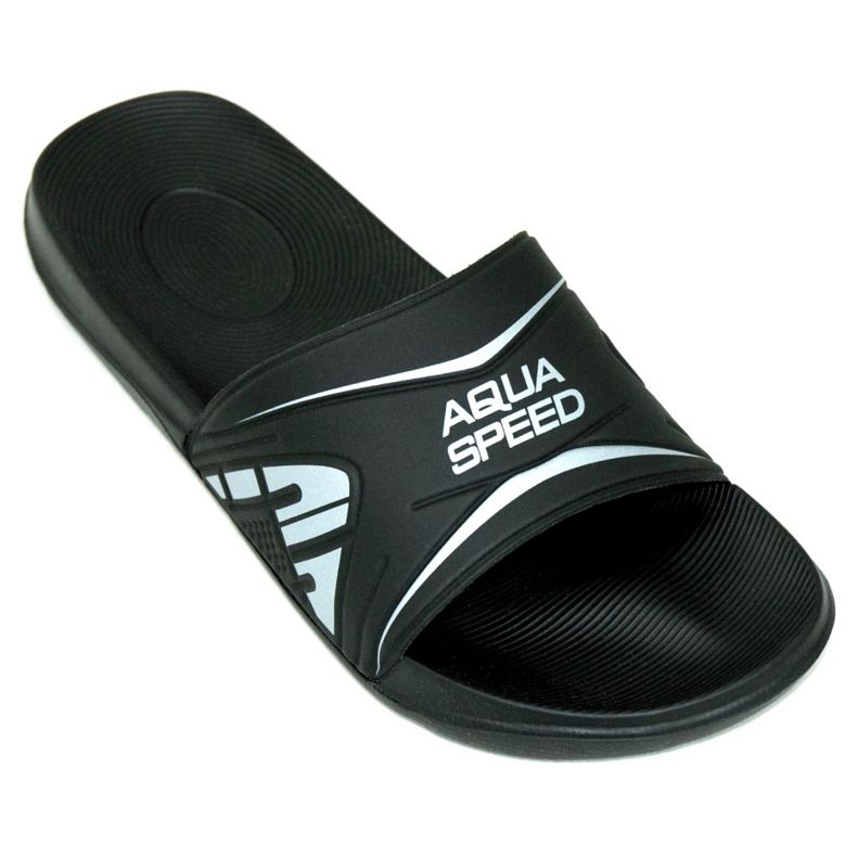 Chaussons de piscine pour hommes Aqua-Speed ​​​​Dakota, col.7 le noir
