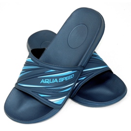 Chaussons de piscine pour hommes Aqua-Speed ​​​​Idaho col.10 bleu marine