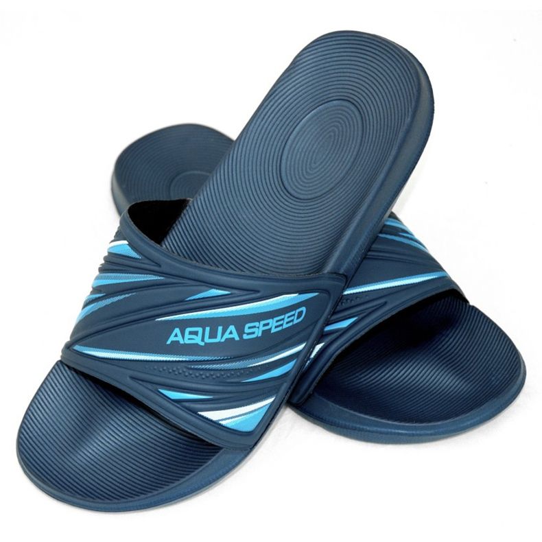 Chaussons de piscine pour hommes Aqua-Speed Idaho col.10 bleu marin Chaussons de piscine pour hommes Aqua-Speed Idaho col.10 bleu marin
