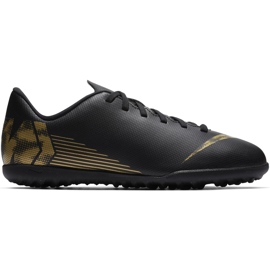 Nike Mercurial Vapor X 12 Club Tf Jr AH7355 077 chaussures de football multicolore le noir