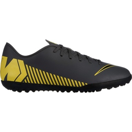 Chaussures de football Nike Mercurial Vapor X 12 Club Tf AH7386 070 multicolore gris