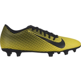 Chaussures de football Nike Bravata Ii Fg 844436 701 noir jaune