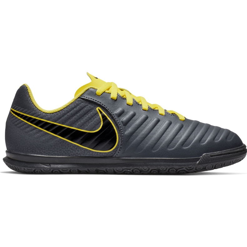 Nike Tiempo Legend 7 Club Ic Jr AH7260 070 chaussures de football le noir gris Nike Tiempo Legend 7 Club Ic Jr AH7260 070 chaussures de football le noir gris