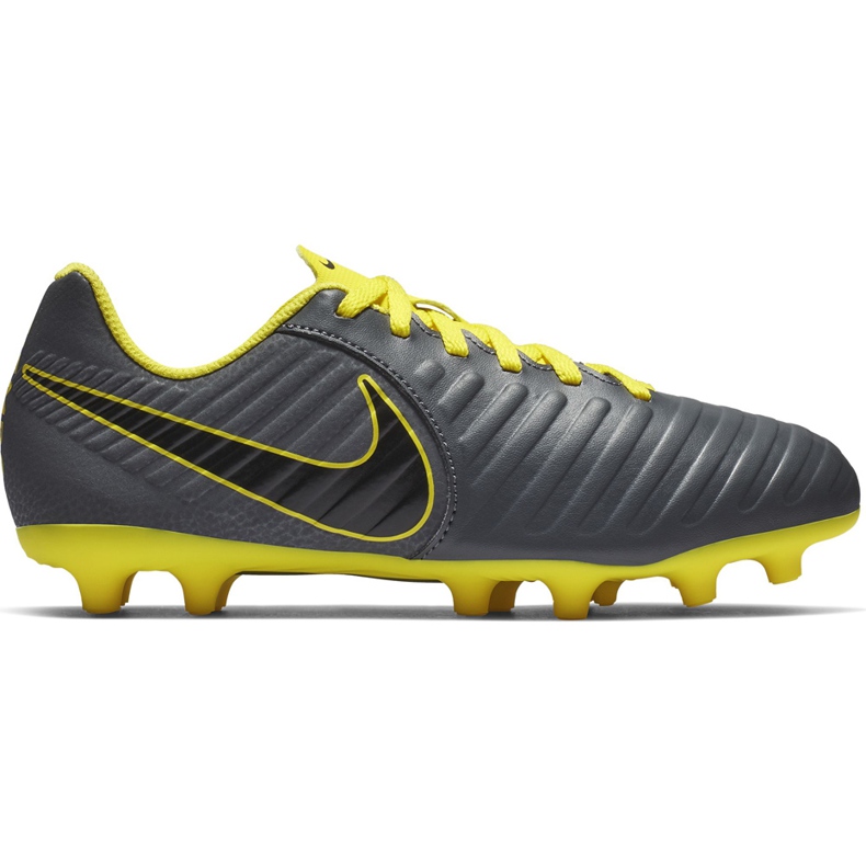 Nike Tiempo Legend 7 Club Mg Jr AO2300 070 chaussures de football le noir gris