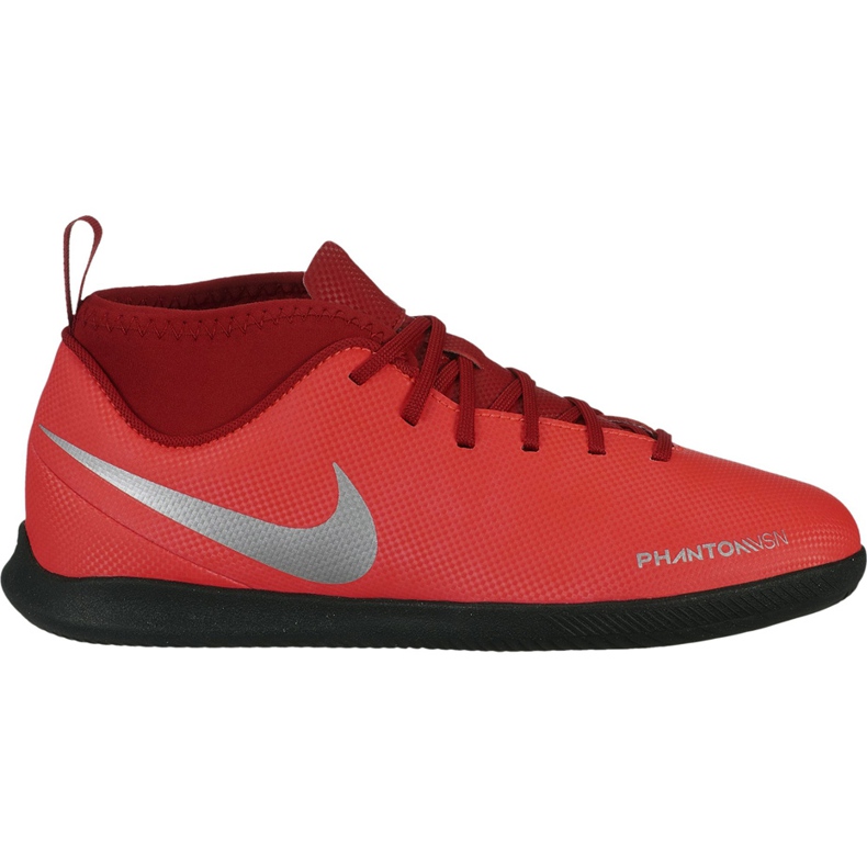 Nike Phantom Vsn Club Df Ic Jr AO3293 600 chaussures de football multicolore rouge