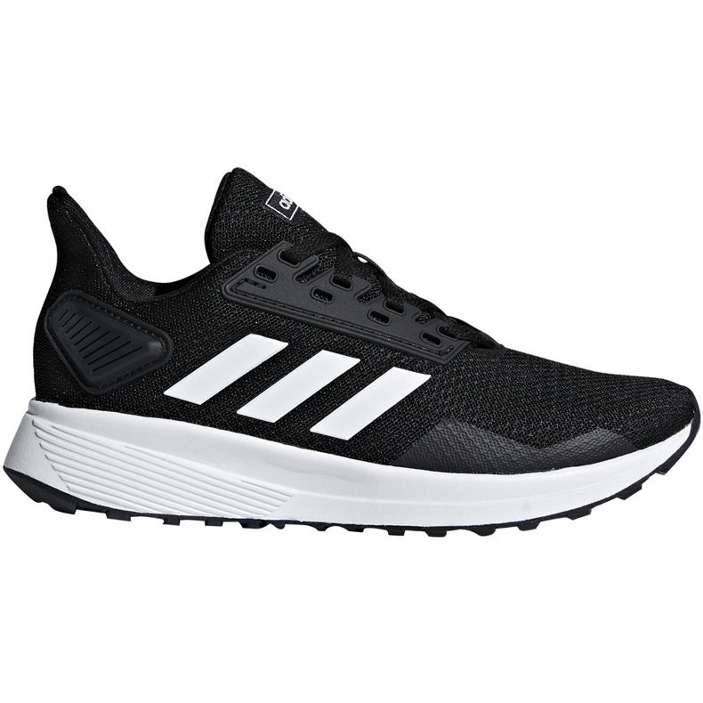 Adidas Duramo 9 K chaussures pour enfants noir et blanc BB7061 blanche le noir