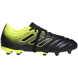 Adidas Copa Gloro 19.2 Fg chaussures de football noir jaune BB8089