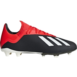 Chaussures de foot Adidas X 18.3 Fg BB9366 noir noir