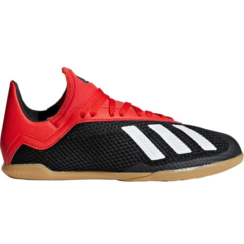 Chaussures de foot Adidas X 18.3 In Jr BB9395 le noir multicolore Chaussures de foot Adidas X 18.3 In Jr BB9395 le noir multicolore
