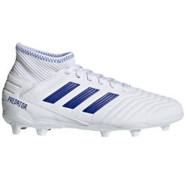 Chaussures de foot Adidas Predator 19.3 Fg Jr CM8535 multicolore blanche