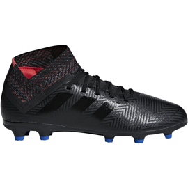 Chaussures de football Adidas Nemeziz 18.3 Fg Jr D98016 multicolore noir