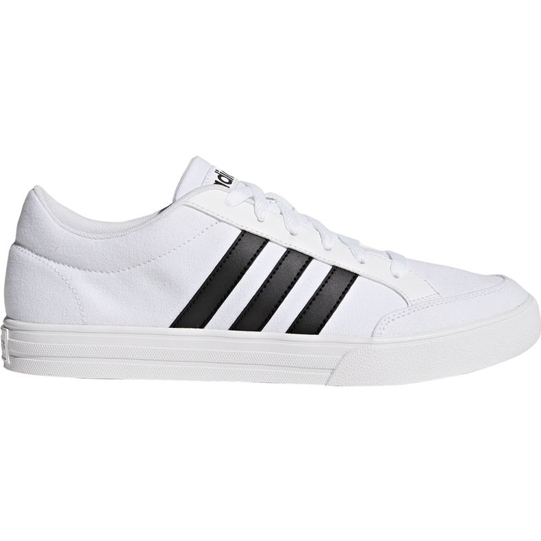 Adidas Vs Set blanc AW3889 chaussures blanche le noir