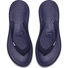 Tong Nike Solay 882690 400 Slide bleu marin